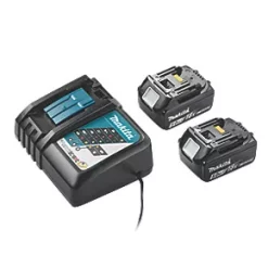 Makita DBN600RTJ 64mm 18V 2 x 5.0Ah Li-Ion LXT Second Fix Cordless Nail Gun -Collated Nails Shop 188KR A2