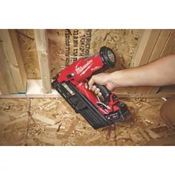 Milwaukee M18FFN-502C 3.3mm 18V 2 x 5.0Ah Li-Ion RedLithium Brushless First Fix Cordless Nail Gun -Collated Nails Shop 448XH A5