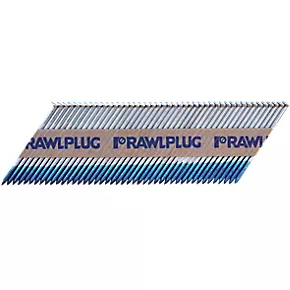 Rawlplug Galvanised Collated Nails 2.8 x 51mm 1100 Pack 1 Rawlplug Galvanised Collated Nails 2.8 x 51mm 1100 Pack