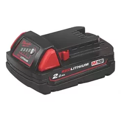 Milwaukee M18FN18GS-202X 1.2mm 18V 2 x 2.0Ah Li-Ion RedLithium Brushless First Fix Cordless Nail Gun -Collated Nails Shop 494XH A3