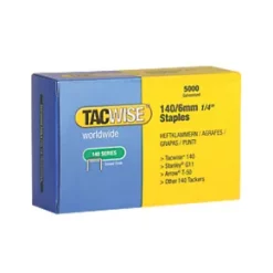 Tacwise 140 Series Heavy Duty Staples Galvanised 6 x 10.6mm 5000 Pack -Collated Nails Shop 62620 A2