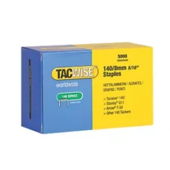 Tacwise 140 Series Heavy Duty Staples Galvanised 8 x 10.6mm 5000 Pack -Collated Nails Shop 92672 A2